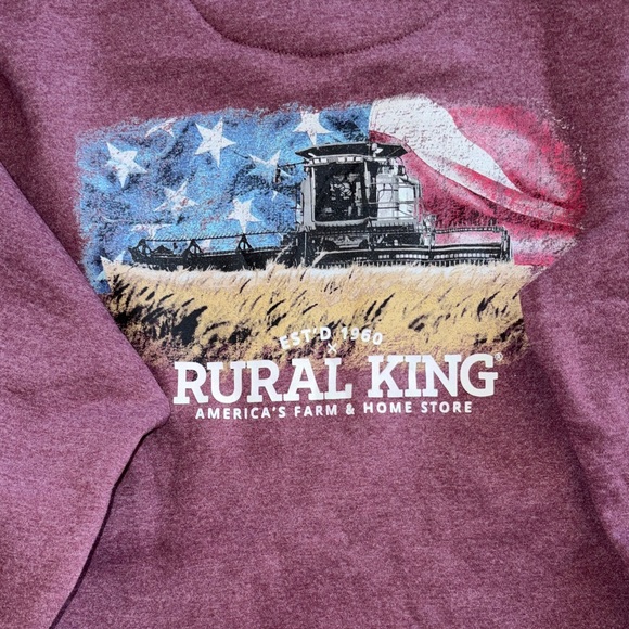 Men's Purple crewneck Sweater - Picture 5 of 5